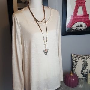 Cynthia Rowley flowey tee.